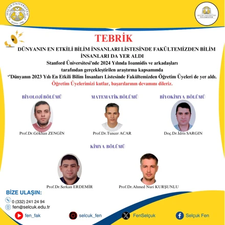 Fakültemizden Dünya Çapında Büyük Başarı